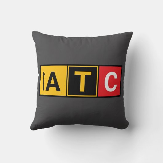 滑走路方式の航空ファン用ATC枕 クッション (裏面)