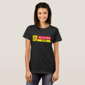 滑走路標識 機体番号Tシャツ Tシャツ (正面フル)