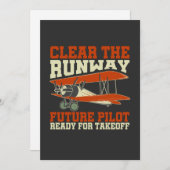 滑走路澄ん未来パイロットが離陸準備中 シーズンカード (正面/裏面)