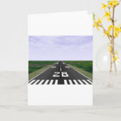 滑走路 カード (黄色い花)