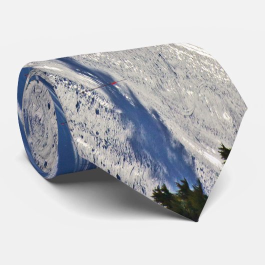 滑降競技の冬場面 ネクタイ (ロール)