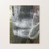 滝かわいらし油写絵画真 ジグソーパズル (縦)
