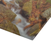 滝が付いている秋の川 カッティングボード (角)