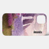 滝とさくらんぼの木のまわりに々湖 Case-Mate iPhoneケース (裏面 (横))