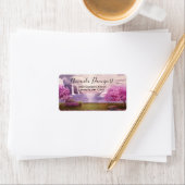 滝とさくらんぼツリーズバイアレイク ラベル (インサイチュ)