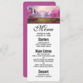 滝とさくらんぼツリーズバイアレイク 招待状 (正面/裏面)