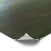 滝とレインボーポスター ポスター (角)