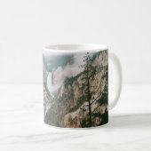 滝と山の景色 コーヒーマグカップ (正面右)