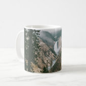 滝と山の景色 コーヒーマグカップ (正面左)