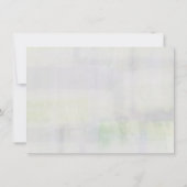 滝と山の水の色絵画の サンキューカード (裏面)