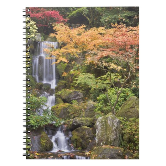 滝と紅葉のヘブンリーフォールズ ノートブック (正面)