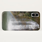滝と虹のiPhone Xケース Case-Mate iPhoneケース (裏面(横))