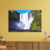 滝と虹 キャンバスプリント (インサイチュ (リビング))