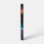 滝のある鮮やかな風景のスマホケース SAMSUNG GALAXYケース (左側面)