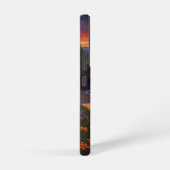 滝のある鮮やかな風景のスマホケース SAMSUNG GALAXYケース (右側面)