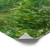 滝のように流れる川で金をもうける ポスター (角)