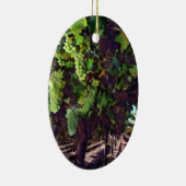 滝のように落ちるブドウ セラミックオーナメント (右)