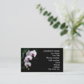 滝のように落ちる蘭の美しい 名刺 (スタンド正面)