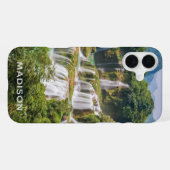 滝のカスタムネームスマホケース iPhoneケース (裏面横)