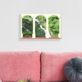 滝のシーン キャンバスプリント (インサイチュ (リビング))