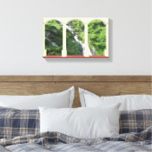 滝のシーン キャンバスプリント (インサイチュ (寝室))