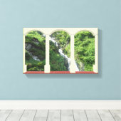 滝のシーン キャンバスプリント (インサイチュ (ウッドフロア))