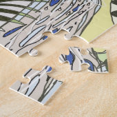 滝のジャングルタイガー ジグソーパズル (側面)