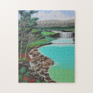 滝のパズル ジグソーパズル