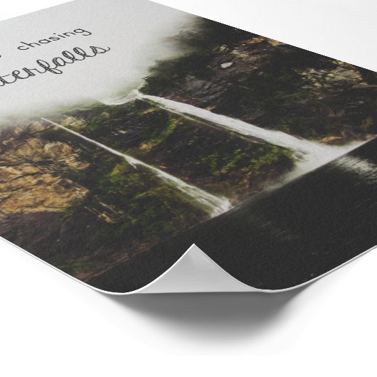 滝のポスターを追いかけて行かない ポスター (角)