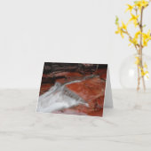 滝のメッセージカード(ブランク) カード (黄色い花)