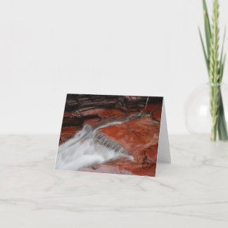 滝のメッセージカード(ブランク) カード