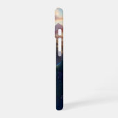 滝の上の山の橋 iPhone 16ケース (左側面)