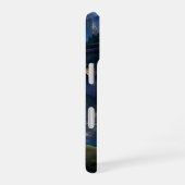 滝の上の山の橋 iPhone 16ケース (右側面)