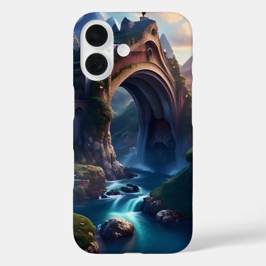 滝の上の山岳橋 Case-Mate iPhoneケース (裏面)