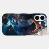 滝の上の山岳橋 Case-Mate iPhoneケース (裏面 (横))