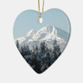 滝の休日のハートのオーナメント セラミックオーナメント (左)