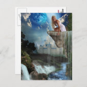 滝の作成（はがき） ポストカード (正面/裏面)