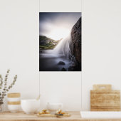 滝の写真 ポスター (キッチン)