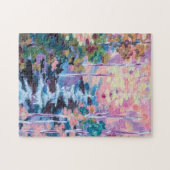 滝の印象派の絵画 ジグソーパズル (横)