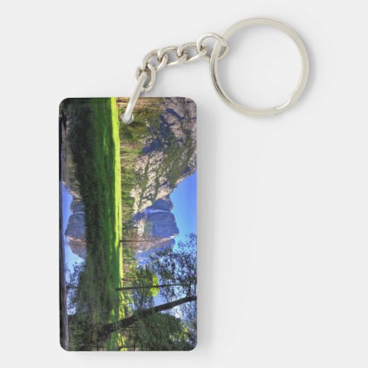 滝の反射 キーホルダー (裏面)