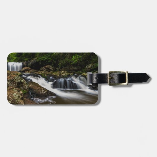 滝の唇の滝ゴールド・コーストオーストラリア ラゲッジタグ (正面横)