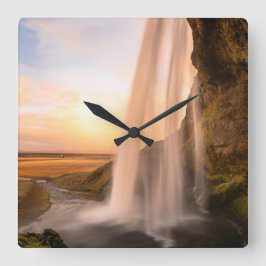 滝の壁掛け時計 スクエア壁時計