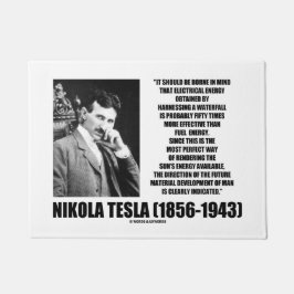 滝の日曜日のエネルギーTeslaの引用文の利用 ドアマット