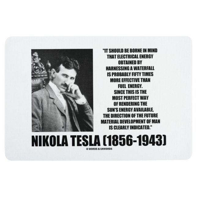 滝の日曜日のエネルギーTeslaの引用文の利用 フロアマット (正面)