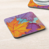 滝の明葉るい色の美しい。 コースター (左側)