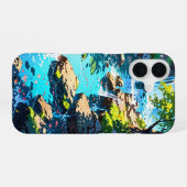 滝の春林 iPhone 16ケース (裏面横)