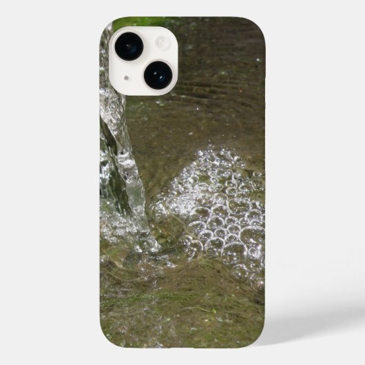 滝の泡立つ水の散策 Case-Mate iPhoneケース (裏面)