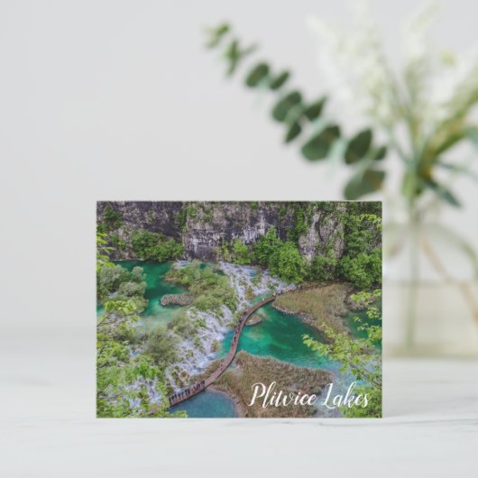 滝の滝の滝の滝の滝の湖の公園はがき ポストカード (スタンド正面)