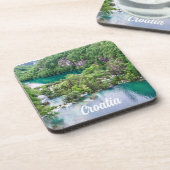 滝の滝の滝の滝クロアチアのプリトヴィツレイクス公園 コースター (左側)