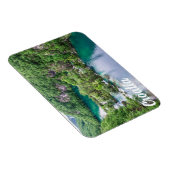 滝の滝の滝の滝クロアチアのプリトヴィツレイクス公園 マグネット (右側)